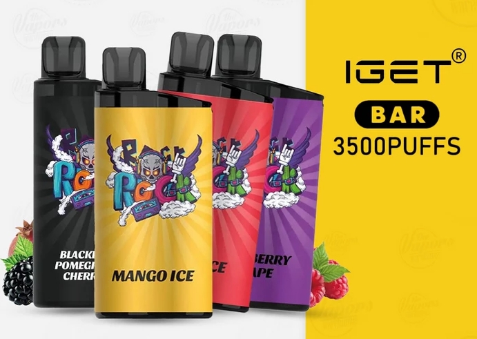IGET Bar 3500 Puffs Vape - Mišrios Uogos: Skonių šventė 2025 m. Lietuvos garinimo rinkoje